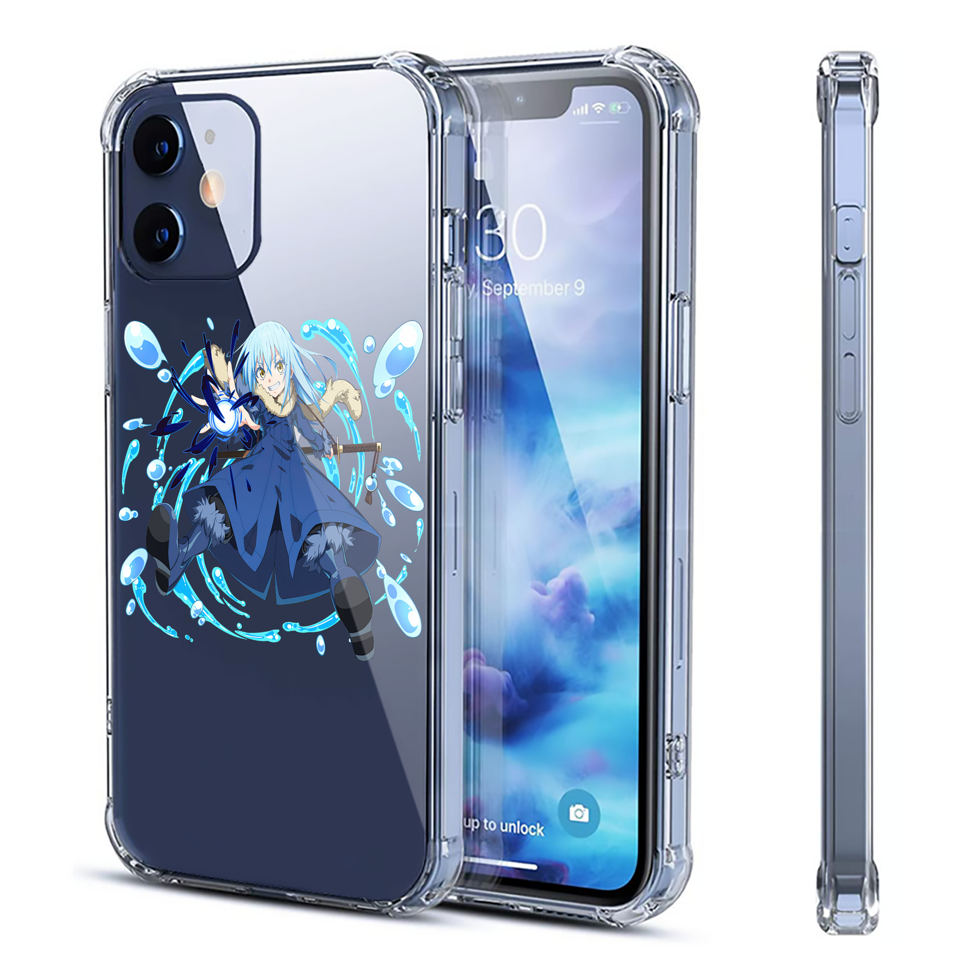 （画像用） 転スラ Regarding Reincarnated to Slime 【iPhone 12シリーズ対応】透明スマホケース（クリアソフトケース）